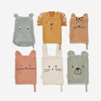 3er Set Waschlappen Bio-Baumwolle