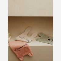 3er Set Waschlappen Bio-Baumwolle