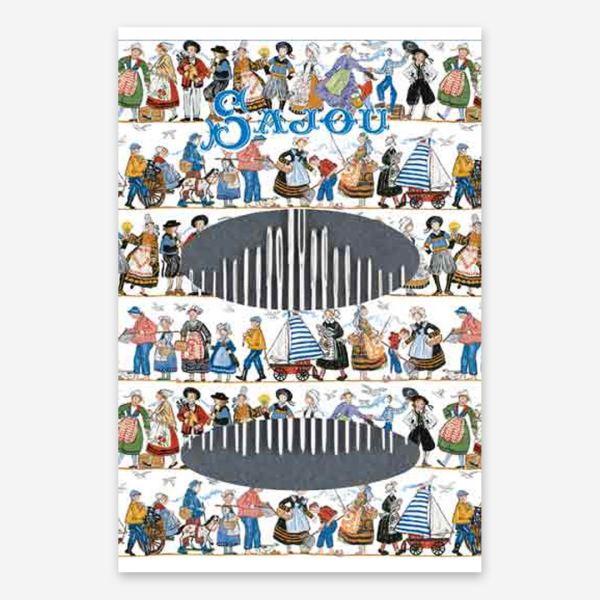 15 Sticknadeln mit Spitze von Sajou