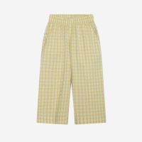 Musselin Hose Bio-Baumwolle lemon checks 110