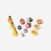 Obst Set Fruits aus Holz 12 teilig