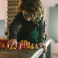 Mandala Mix warme Farben