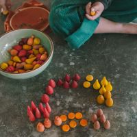 Mandala Mix warme Farben