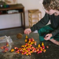 Mandala Mix warme Farben