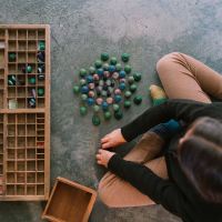 Mandala Mix kalte Farben