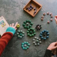 Mandala Mix kalte Farben