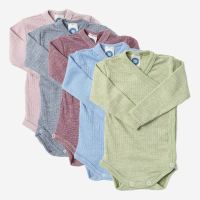 Wickelbody Baumwolle/Wolle/Seide reversed