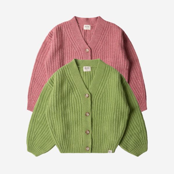 Kinder Strickjacke Wolle/Baumwolle