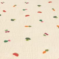 Musselintuch Fruits & Veggies Bio-Baumwolle