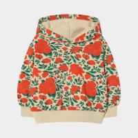 Kapuzenjacke Bio-Baumwolle Rosen