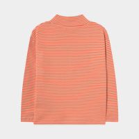 Rib Shirt mit Stehkragen Bio-Baumwolle
