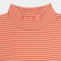 Rib Shirt mit Stehkragen Bio-Baumwolle