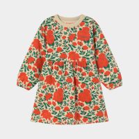 Kleid Bio-Baumwolle Rosen