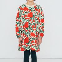 Kleid Bio-Baumwolle Rosen