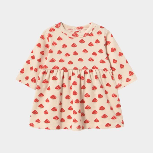 Baby Kleid Bio-Baumwolle Mini Mushrooms