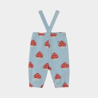 Baby Hose mit Trägern Bio-Baumwolle Mushrooms