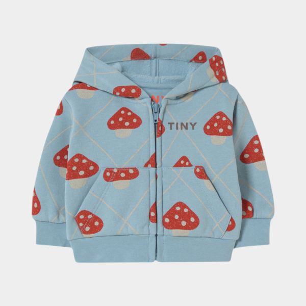 Baby Sweatjacke Bio-Baumwolle Mushrooms
