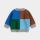 Baby Strickjacke Bio-Baumwolle color block
