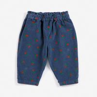 Baby Cordhose Bio-Baumwolle Blumenprint
