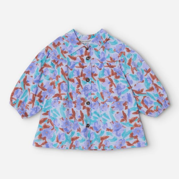Baby Kleid Bio-Baumwolle watercolor all over