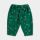 Baby Cordhose Bio-Baumwolle grün mit Blumen