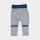 Nabelbundhose mit Beinumschlag Wolle/Seide Ringel