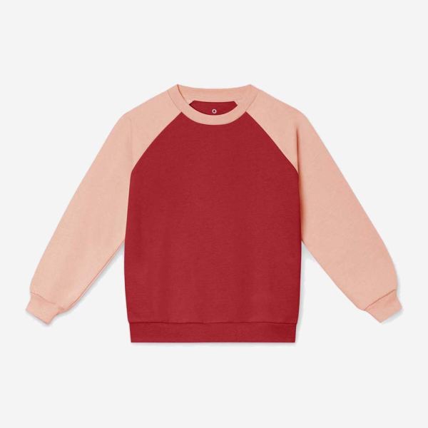 color blocking granatapfel