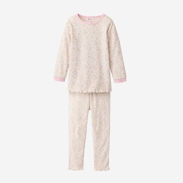beige/Blumen