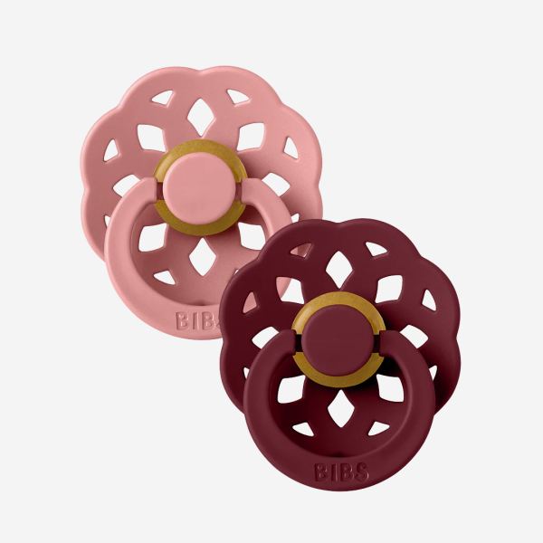 dusty pink & elderberry