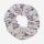 Flanell fleuri rose gris